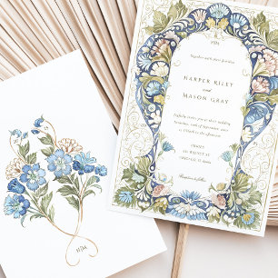 Invitation Aquarelle Arts & Artisanat Mariage
