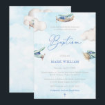 Invitation Aquarelle Avions Ciel Nuages Garçon Baptême Party<br><div class="desc">Invitations fantastiques pour la célébration du baptême de votre fils avec un ciel bleu avec des nuages blancs et des avions de jouets mignons dans les tons bleu et menthe. Je propose ce design avec d'autres formulations d'événement mais s'il vous plaît envoyez-moi un email si vous ne trouvez pas ce...</div>