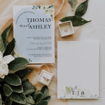 Aquarelle Bleue Rose Bleue Blanc Mariage élégant