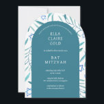 Invitation Aquarelle Botanique Star de David Bar Bat mitzvah<br><div class="desc">Carte parfaite pour annoncer un bat mitzvah, bar mitzvah ou une autre célébration juive ! L'aquarelle faite à la main pour vous à l'avant et à l'arrière! ENTIÈREMENT PERSONNALISABLE ! Cliquez sur "Personnaliser" ci-dessus pour modifier le texte. Cliquez sur "modifier à l'aide de l'outil de conception" pour ajuster les polices,...</div>