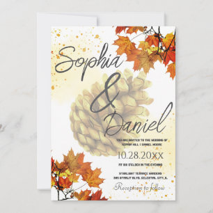 Invitation Aquarelle Brown