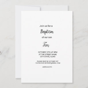 Invitation Aquarelle colorée ajouter votre nom texte modifiab