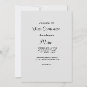 Invitation Aquarelle colorée ajouter votre nom texte modifiab