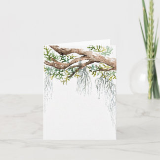 Invitation aquarelle de basse campagne