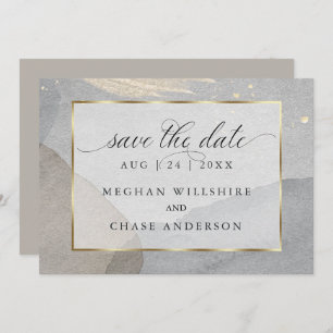 Invitation Aquarelle de champignon sur pierre de granit