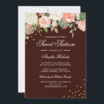 Invitation Aquarelle de la Pêche de Bourgogne Sweet sixteen F<br><div class="desc">Plus joli Sweet sixteen floral Invitations dans le Little Bayleigh Store!</div>