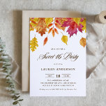Invitation Aquarelle en chute Feuille Automne Sweet 16 Party<br><div class="desc">Invités Invitations à votre événement avec cette invitation sucrée personnalisable de 16 fêtes. Il présente une aquarelle tombant feuille dans les tons d'automne. Personnalisez en ajoutant vos détails. Cette invitation rustique au sweet sixteen est parfaite pour les fêtes d'anniversaire d'automne. Des éléments correspondants sont disponibles.</div>