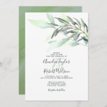 Aquarelle Eucalyptus Verdure