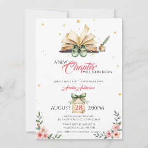 Invitation Aquarelle Fantaisiste Livre de Contes de Fées Nouv