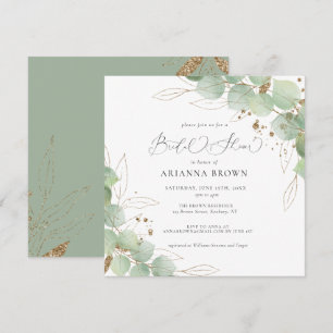 Invitation Aquarelle Fête des mariées de calligraphie