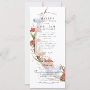 Invitation aquarelle fleur sauvage poppy mariage invite w rsv