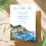 Invitation Aquarelle Floral italien Mariage de la côte amalfi<br><div class="desc">Aquarelle Florale Italienne Côte Amalfitaine - La Dolce Vita Elegance" Célébrez votre amour avec le charme intemporel de la Côte Amalfitaine à travers nos exquises invitations de mariage floral aquarelle. Inspiré par l'allure romantique de Positano, Sorrento et Capri, ce design capte l'essence de "La Dolce Vita" avec des touches douces...</div>