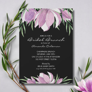 Invitation Aquarelle Floral Magnolia Fête des mariées