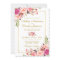 Aquarelle Floral Rose Blush Mariage or