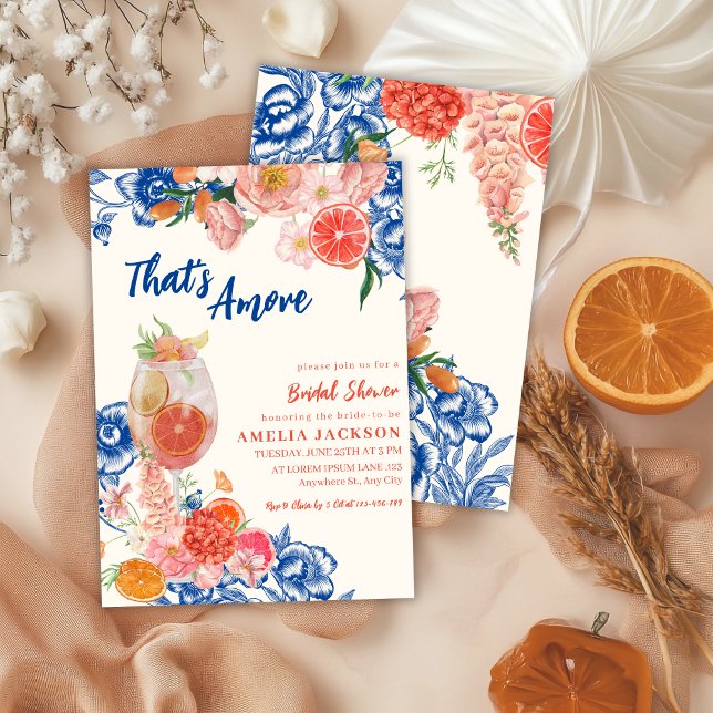 Invitation Aquarelle florale C'est plus Fête des mariées (Créateur téléchargé)