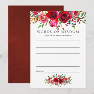 Invitation Aquarelle Florale Fête des mariées Conseils pour m