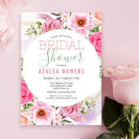 Invitation aquarelle florale pour tout événement