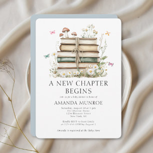 Invitation Aquarelle Florale Un nouveau Baby shower de chapit