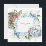 Invitation Aquarelle Grèce | Napkins mariage<br><div class="desc">Avec des illustrations sur le thème de l'aquarelle grecque. Ajoutez une touche amusante et festive à votre célébration avec des serviettes en papier personnalisées pour les mariages, anniversaires et autres fêtes. Avec votre décor de table étant l'un des éléments les plus importants dans l'apparence de votre réception de mariage, envisagez...</div>