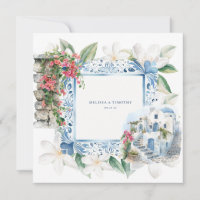 Aquarelle Grèce | Napkins mariage