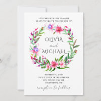 Aquarelle mariage à fleurs tropicales. Fleurs hawa