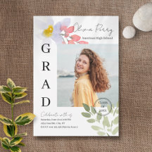 Aquarelle moderne Graduation florale