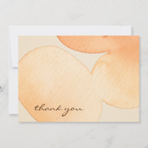 Invitation Aquarelle moderne Serene Unique Merci personnalisé