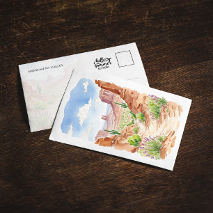 Invitation Aquarelle Monument Valley Utah