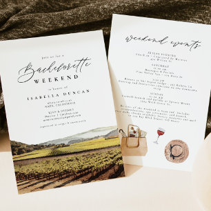 Invitation Aquarelle Napa Sonoma Valley California Winery