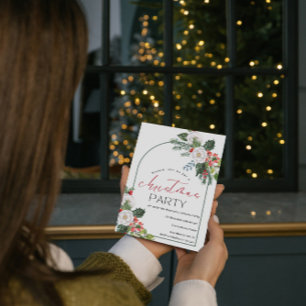 Invitation Aquarelle Noël