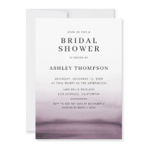 Aquarelle Ombre Purple Moderne Partie De Graduatio