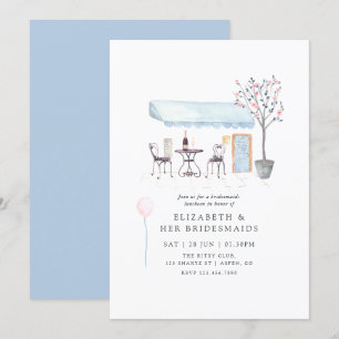 Invitation Aquarelle Paris Bridal Dîner