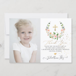 Invitation Aquarelle Pastel Roses Merci de couronne