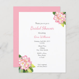 Invitation Aquarelle 'Pink Rhod'