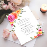 Invitation Aquarelle rose clair Mariage Fleurs orange<br><div class="desc">Pour plus de personnalisation,  cliquez sur "Personnaliser ce modèle",  puis sur "Modifier à l'aide de l'outil de conception". Élégant éditable facile à utiliser modèles mariage,  plus d'articles disponibles dans le magasin (invitations,  rsvp,  cartes de remerciements,  papeterie & décoration). Si vous avez besoin d'aide ou d'articles correspondants,  veuillez me contacter.</div>