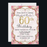 Invitation Aquarelle rose Roses et coeurs 60e anniversaire<br><div class="desc">Aquarelle rose et crémeuse blanche Rose Floral et Coeurs minuscules Ultra Feminine 60e anniversaire Invitations. Il Est Facile De Changer L'Exemple De Texte En Vous Propre En Cliquant Sur Personnaliser. Cliquez Sur Personnaliser Pour Modifier Le Type De Police, La Couleur De Police, La Taille De Police Ou Pour Ajouter/Supprimer/Modifier Le...</div>