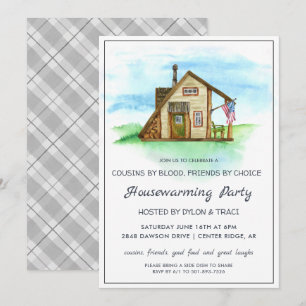 Invitation Aquarelle Rustique Farmhouse Farmhouse