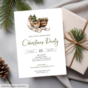 Invitation Aquarelle Rustique Neutre Terreux Minimaliste Cosy
