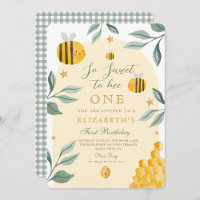Aquarelle So Sweet to bebe honey 1er anniversaire