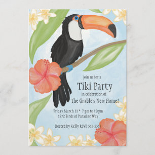 Invitation Aquarelle Toucan