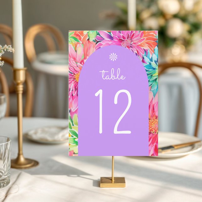 Invitation Aquarelle tropicale moderne colorée Mariage floral (Créateur téléchargé)