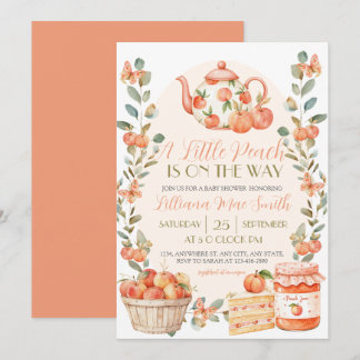Invitation Aquarelle Une petite pêche est en route