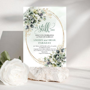 Invitation Aquarelle Végétal Or Botanique Nous sommes toujour