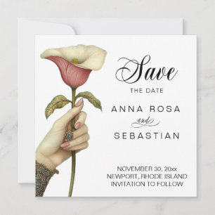 Invitation *~* AR6 13 Photo Élégant Vintage Enregistrez la da