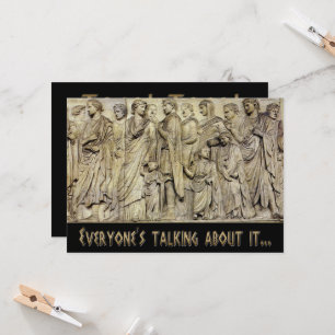 Invitation Ara Pacis Frieze