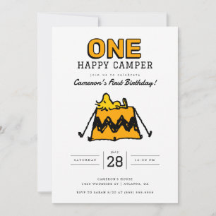 Invitation Arachides - Bois   Un Joyeux Anniversaire Camper