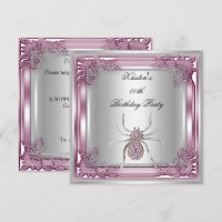 Araignée Diamant Élite Élégante Fête d'Anniversair