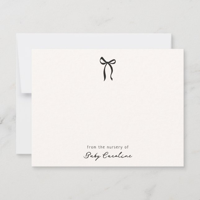 Invitation Arbalète simple en fantaisie, de la pépinière de c (Devant)