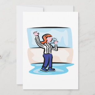 Invitation Arbitre de hockey