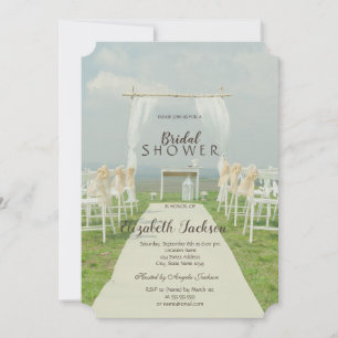 Invitation Arbor Beach Wedding Fête de Mariage